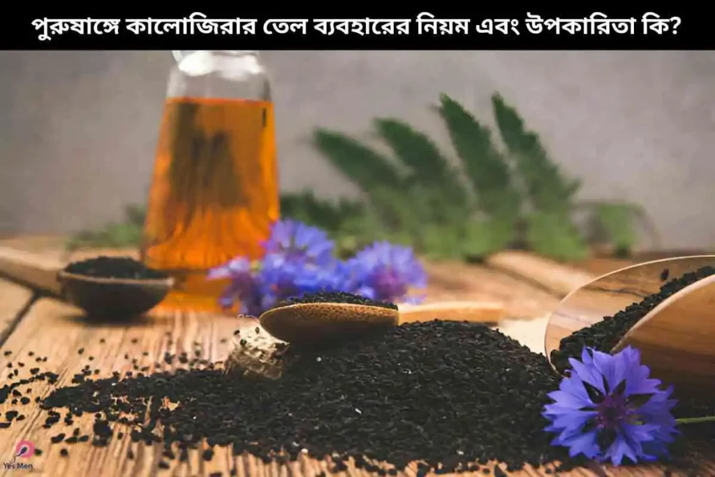 পুরুষাঙ্গে কালোজিরার তেল ব্যবহারের নিয়ম এবং এর উপকারিতা কি?